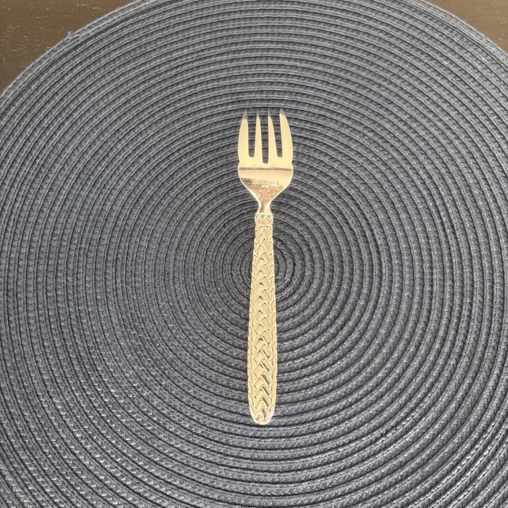 Equestrian Braid (Stainless, 1991) by RALPH LAUREN Flatware |‎ Salad Fork